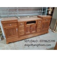 kệ tivi gỗ xoan đào 2m,2m2,2m4 phòng khách