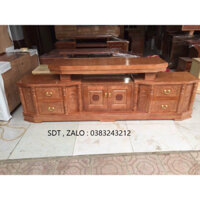 kệ tivi gỗ xoan đào 2m,2m2,2m4 phòng khách