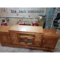 kệ tivi gỗ xoan đào 2m,2m2,2m4 phòng khách