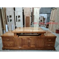 kệ tivi gỗ xoan đào 2m,2m2,2m4 phòng khách