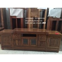 kệ tivi gỗ xoan đào 2m,2m2,2m4 phòng khách