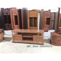 kệ tivi gỗ xoan đào 1m2,1m6,1m8,2m,2m2,2m4 phòng khách