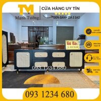 Kệ tivi, kệ gỗ cánh đan mây để ti vi đẹp phòng khách hiện đại gỗ công nghiệp giá rể mẫu mới 2024