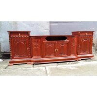 Kệ tivi Kiểu Quẩn Thừng - gỗ hương vân, gỗ gõ đỏ , gỗ hương đá - loại 2m2 và 2m4
