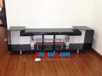 Kệ tivi kính cường lực đẹp, kệ bo 1m8