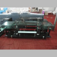 Kệ tivi kính cường lực màu xanh KTV 225