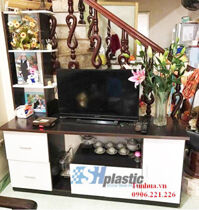 Kệ tivi nhựa Đài Loan, Kệ cầu thang cao cấp / SHPlastic KTV12