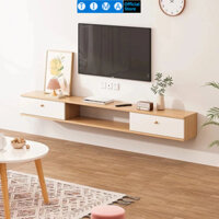 Kệ tivi treo tường 2 ngăn hiện đại thông minh tiết kiệm diện tích , thương hiệu TIMA - TMV188