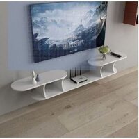 Kệ tivi treo tường bo góc siêu đẹp như hình dài 1.6m