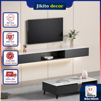 Kệ tivi treo tường cao cấp gỗ MDF phủ melamin vân đá, kệ tivi gắn tường thương hiệu JIKITO - JT755
