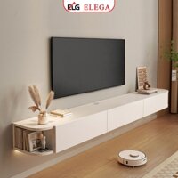 Kệ tivi treo tường thông minh tiện lợi 3 cánh mở trắng thương hiệu ELEGA - GP326