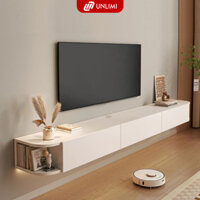 Kệ tivi treo tường thông minh tiện lợi 3 cánh mở trắng - GP326