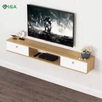 Kệ Tivi Treo Tường Thông Minh Gỗ MDF mang phong cách sang trọng, đơn giản cho không gian phòng khách hiện đại - GP188 - Nội Thất IGA Việt Nam