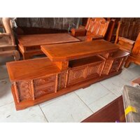 Kệ tivi vát góc gỗ hương đá nam phi dài 2m4