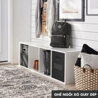 Kệ tổ ong 4 tầng trắng kệ sách tiện lợi giá để đa năng kệ để sàn nhiều tầng