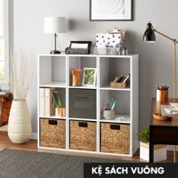 Kệ tổ ong màu trắng kệ sách đa năng kệ lắp ghép Decor trang trí nhà cửa