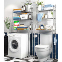 Kệ Toilet 3 Tầng INOX Nhập Khẩu Không Cần Khoan Đục