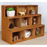 Kệ trang trí 3 tầng, Kệ gỗ đựng đồ, tiết kiệm không gian