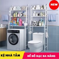 Kệ trên toilet - Kệ để trên máy giặt thép không gỉ sơn tĩnh điện
