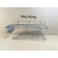 KỆ TREO 2 TẦNG ĐA NĂNG INOX 304 CAO CẤP DÀY DẶN (Đủ zize) GIÁ ĐỰNG CHÉN ĐĨA, DAO THỚT NHÀ BẾP