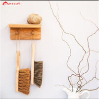 Kệ Treo Áo Khoác, Khăn, Đồ Dùng Gắn Tường Bằng Gỗ Thông, Kệ Gỗ Treo Tường Anzzar - 20cmx9.5cmx9cm