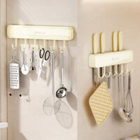Kệ Treo Bếp Đa Năng Giá Cài Dao, Kệ Bếp Treo Tường,Kệ Sắp Xếp Nhà Bếp,Tặng Keo Không Cần Khoan Đục