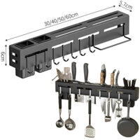 Kệ Treo Bếp Đa Năng Giá Cài Dao, Kéo Đồ Dùng Nhà Bếp Thông Minh Chất Liệu Thép Không Gỉ Dài 50cm