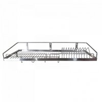 Kệ Treo Chén Bát 1 Tầng Inox 304 Cao Cấp - Kệ Chén Inox 1 Tầng Treo Tường Nhà Bếp