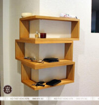 Kệ treo cột tường nhà cho spa, nail, salon tóc KTD19