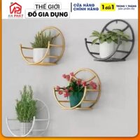 Kệ treo dán tường trang trí hình bán nguyệt, vầng trăng tiện dụng siêu dính không khoan đục (APS)