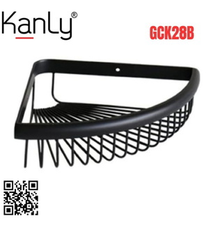Kệ treo góc bằng đồng Kanly GCK28B