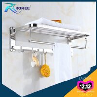 Kệ treo quần áo 2 tầng Inox