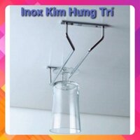 kệ treo ly 1 tầng-2 tầng 100% Inox