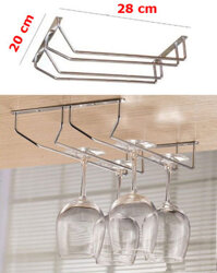 Kệ Treo Ly Quầy Bar Inox 304 KT2028