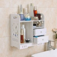 Kệ treo nhà tắm đựng mỹ phẩm VHT2 chất liệu bền đẹp sang trọng phù hợp treo mọi không gian phòng tắm