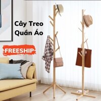 Kệ Treo Quần Áo, Cây Treo Quần Áo Bằng Gỗ Sun.z