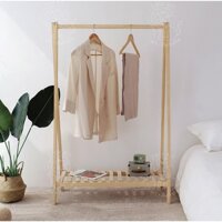 Kệ Treo Quần Áo Chữ A, Sào Treo Đồ 1 Tầng Gỗ Thông