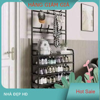 Kệ treo quần áo chữ TÍCH HỢP kệ giày