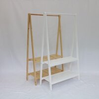 Kệ treo quần áo gỗ thông