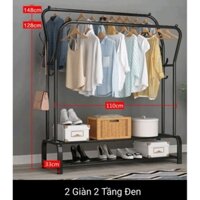 Kệ treo quần áo khung sắt sơn tĩnh điện chắc chắn