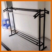 Kệ treo quần áo - sào đôi treo quần áo kích thước dài 1.5x cao 1.45m