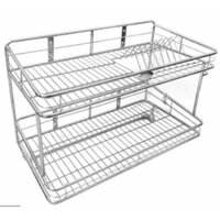 kệ treo tường 2 tầng inox