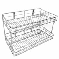 Kệ treo tường 2 tầng inox