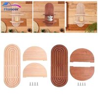 Kệ Treo Tường Đa Năng Boho Treo Tường Kệ Hình Học Chắc Chắn Bằng Gỗ Cho Văn Phòng Phòng Ăn Nhà