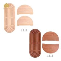 Kệ Treo Tường Đa Năng Boho Treo Tường Kệ Hình Học Chắc Chắn Bằng Gỗ Cho Văn Phòng Phòng Ăn Nhà