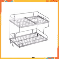Kệ Treo Úp Chén Dĩa 2 Tầng LA INOX 304