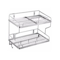 Kệ Treo Úp Chén Dĩa 2 Tầng LA INOX 304