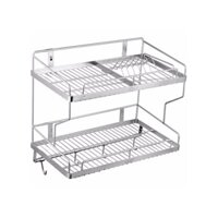 Kệ Treo Úp Chén Dĩa 2 Tầng LA INOX 304