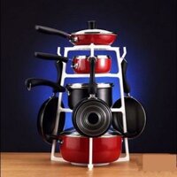 Kệ treo xong nồi chảo thông minh 4 tầng