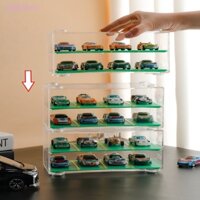 Kệ Trưng Bày Mô Hình Xe Hơi 8 Ngăn Trong Suốt Tỉ Lệ 1 / 64 Mới
